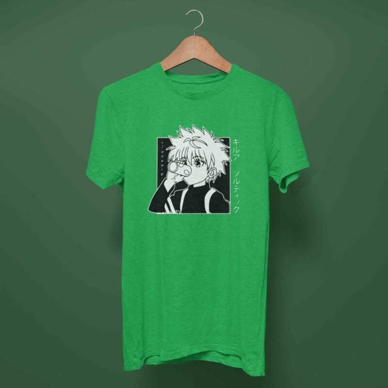 Killua Zoldyck Hunter X Hunter irish green T-Shirt