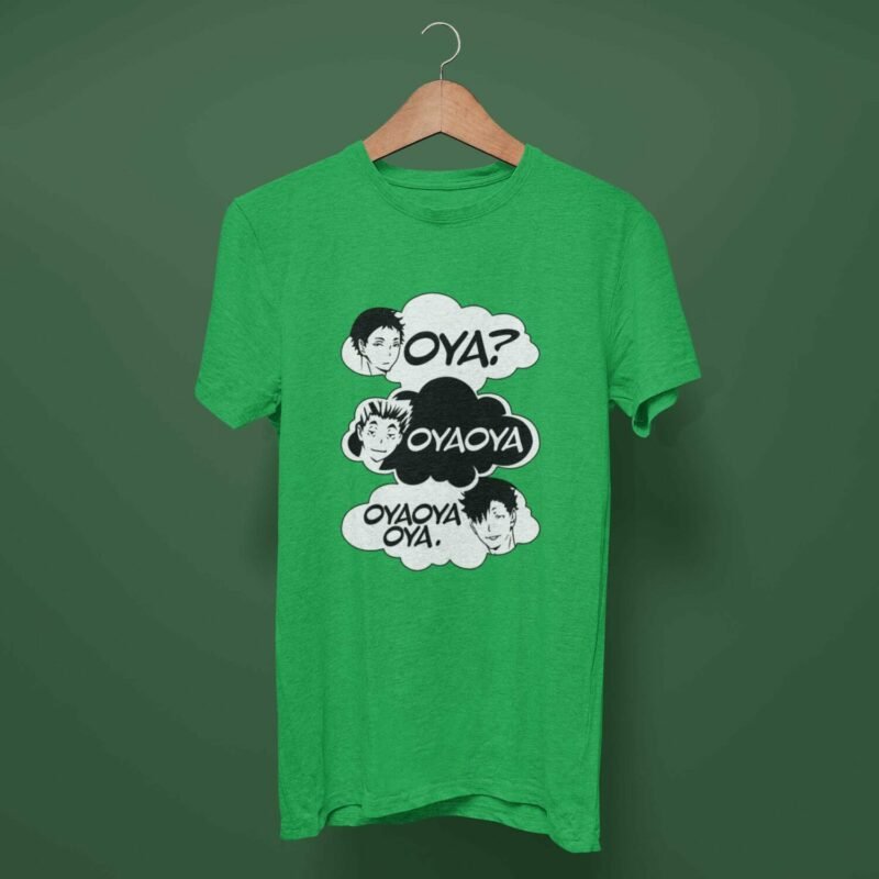 Oya Oya Haikyuu Anime irish green T-Shirt