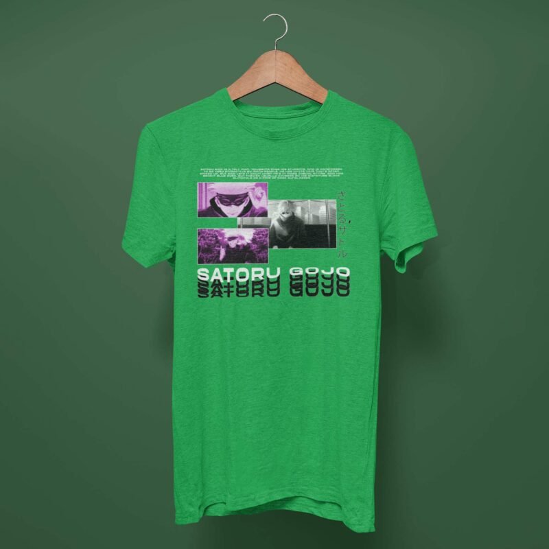 Satoru Gojo Jujutsu Kaisen Irish Green T-Shirt
