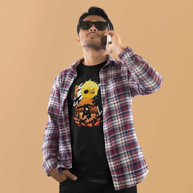 Denji Pullover Chainsaw Man Anime male T-Shirt