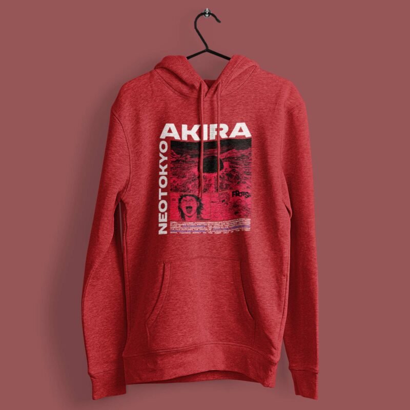 Akira Psychic Explosion Anime red Hoodie