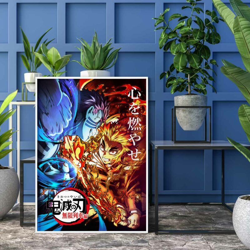 Mugen Train Demon Slayer Anime hanging Poster