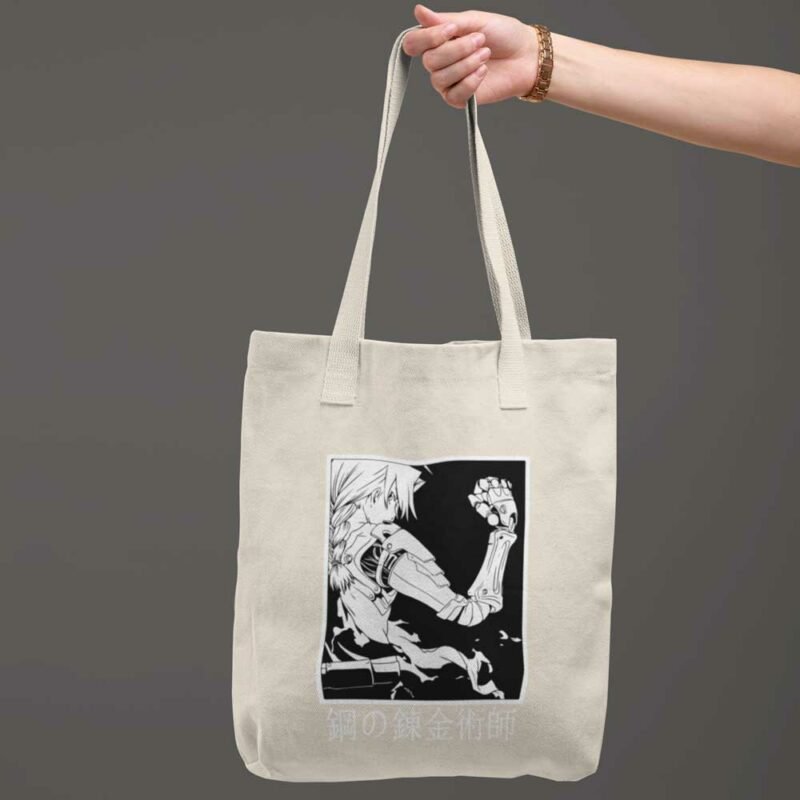 Edward Elric Fullmetal Alchemist Anime cotton Tote Bag