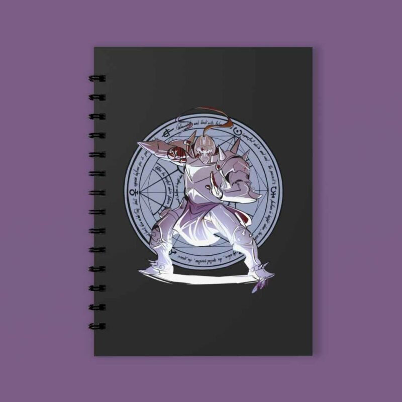Alphonse Fullmetal Alchemist Closeup Spiral Notebook