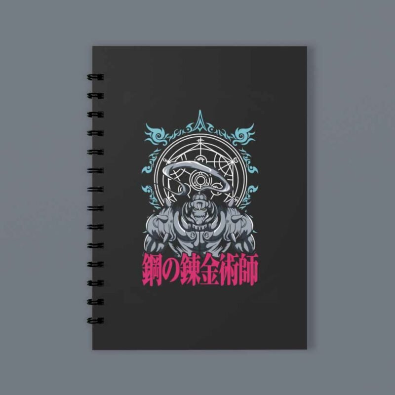 Edward Elri and Alphonse Elric FMA Closeup Spiral Notebook