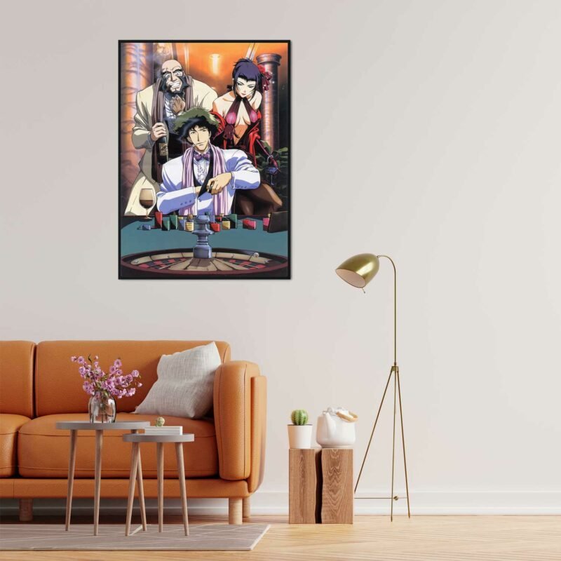 Vintage Team Cowboy Bebop Anime hanging Poster