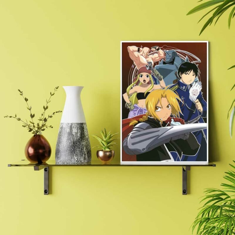 team fma Anime hanging Poster