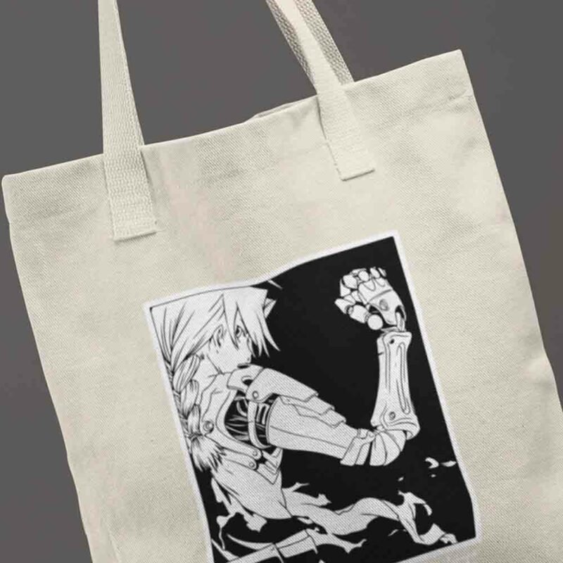 Edward Elric Fullmetal Alchemist Anime closeup Tote Bag