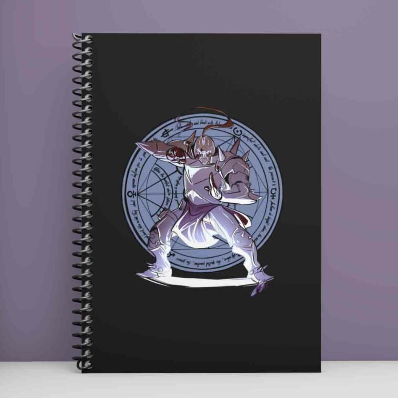 Alphonse Fullmetal Alchemist Spiral Notebook