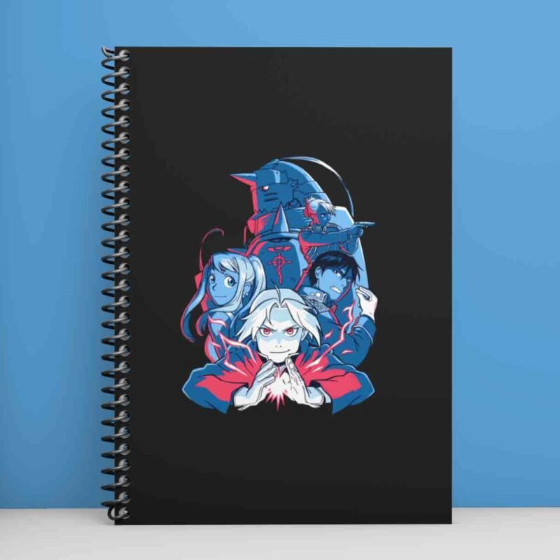 Team Fullmetal Alchemist Spiral Notebook