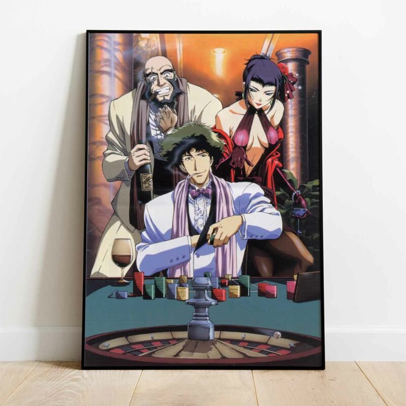 Vintage Team Cowboy Bebop Anime Poster