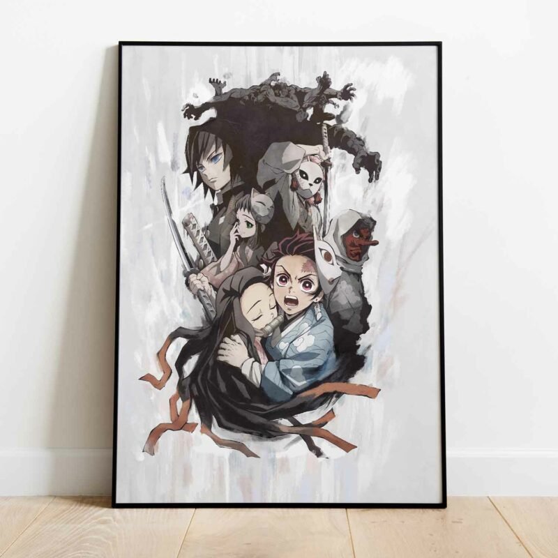 Kimetsu No Yaiba Demon Slayer Anime Poster