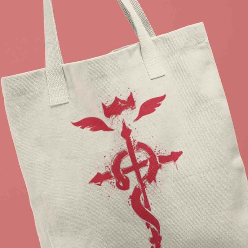 snakes of alchemy Fullmetal Alchemist Anime closeup Tote Bag