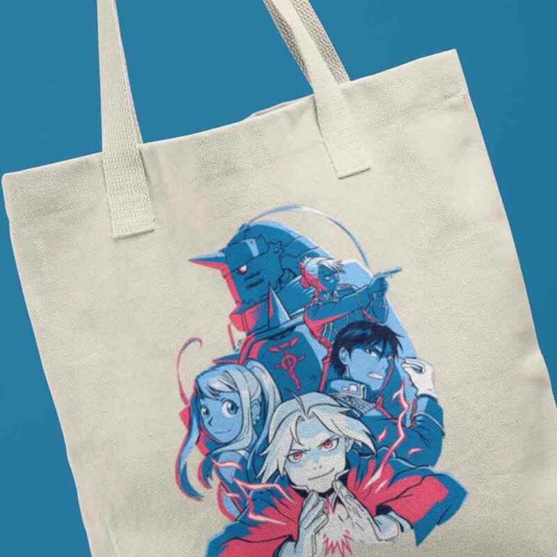 Edward Elric Alphonse Elric Fullmetal Alchemist Anime closeup Tote Bag