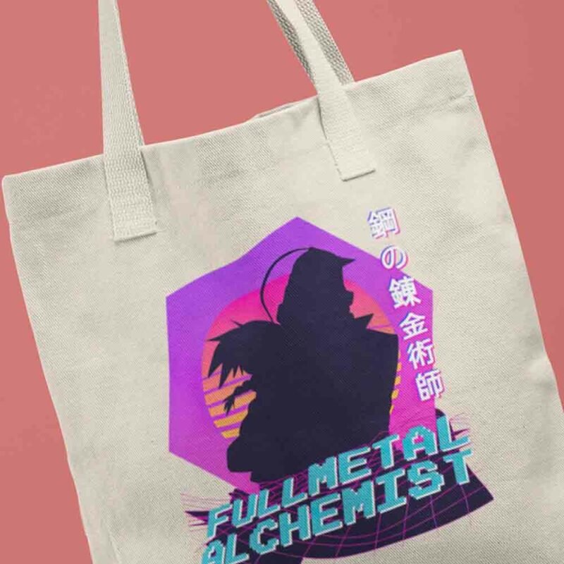 Elric Brothers FMA Anime closeup Tote Bag