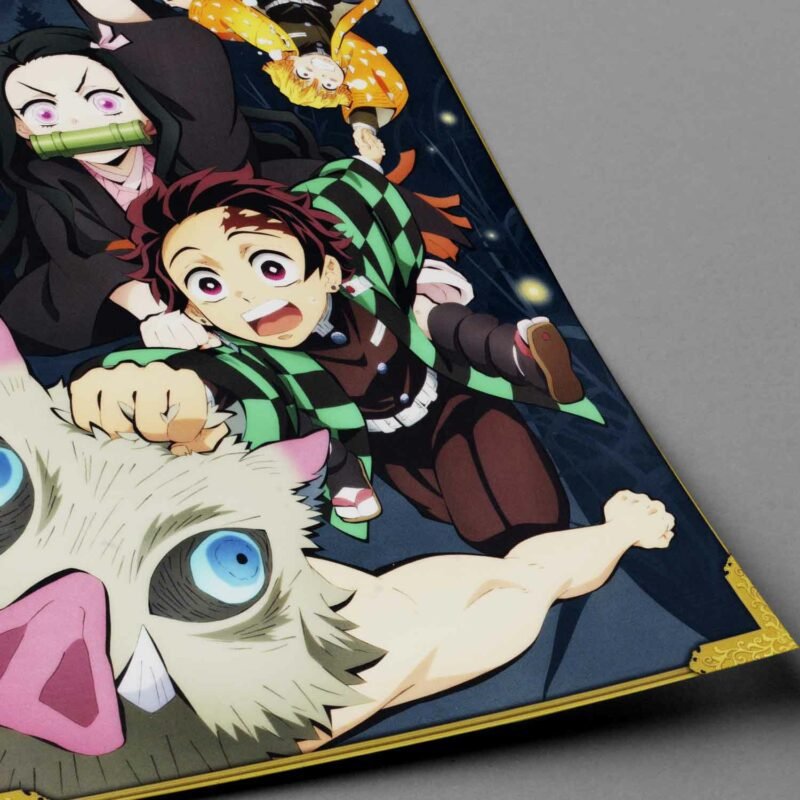 Kimetsu No Yaiba Season 2 Demon Slayer Anime closeup Poster