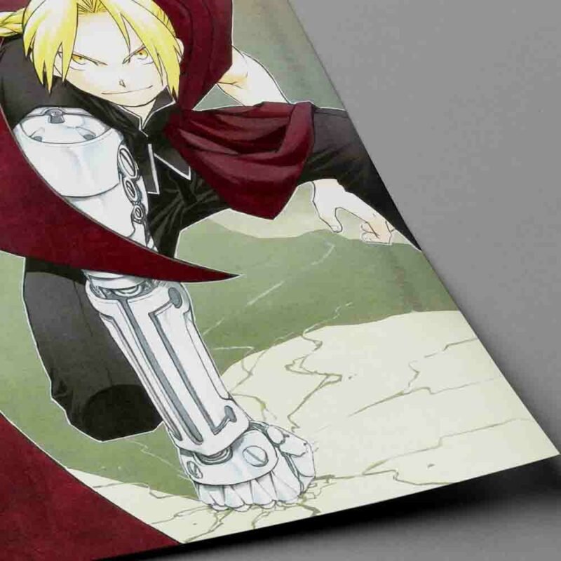 Edward Fullmetal Alchemist Anime hanging closeup Poster