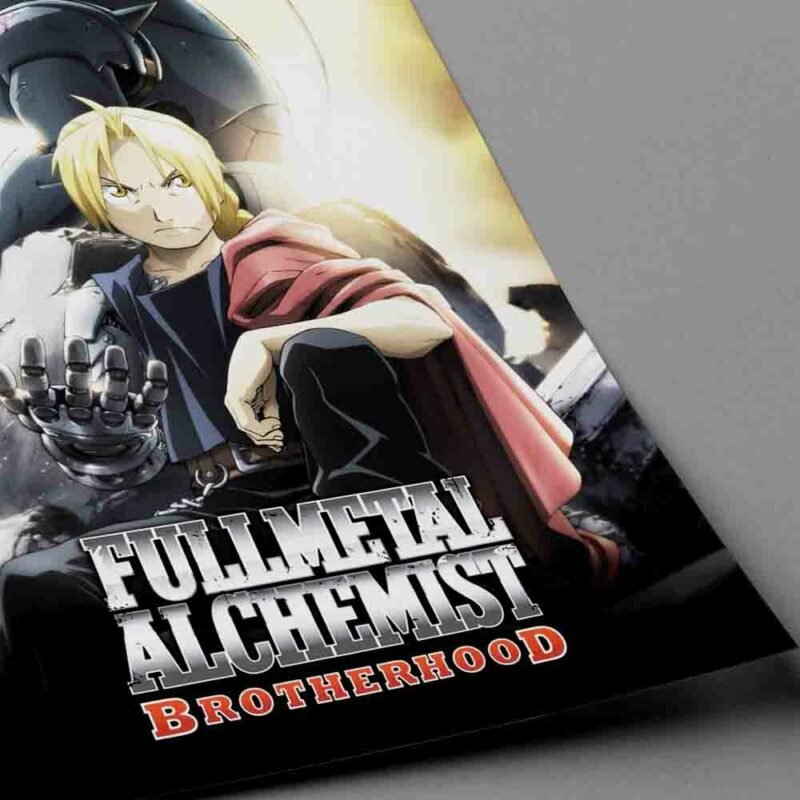 Elric Brothers fma Anime closeup Poster