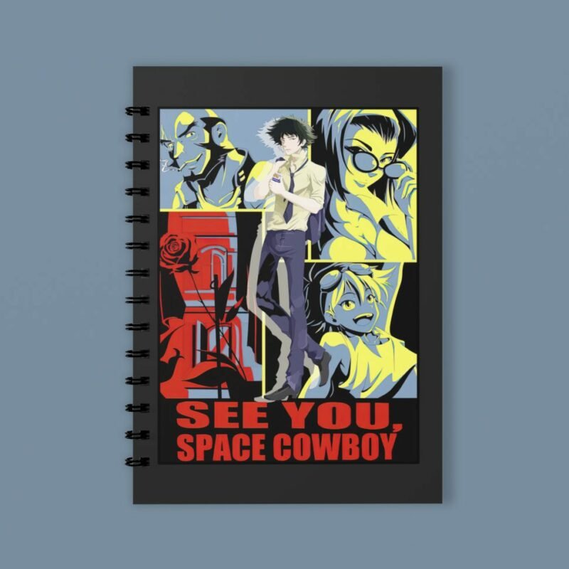 See You Space Cowboy Bebop Closeup Spiral Notebook