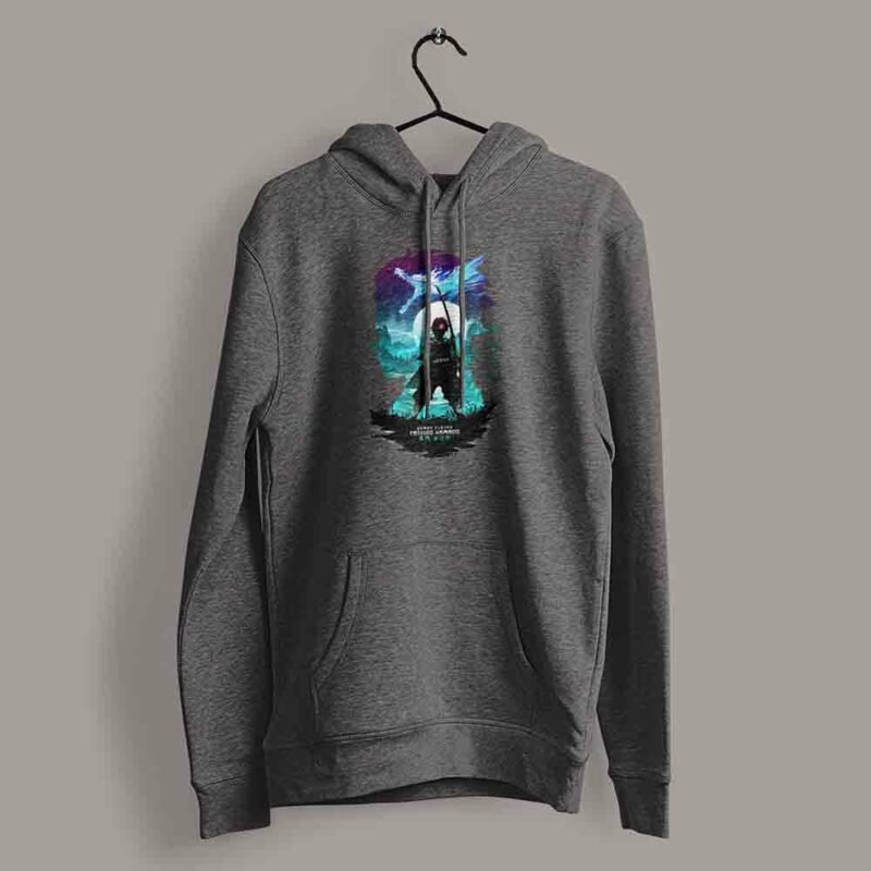 Tanjiro Demon Slayer Anime Charcaol Hoodies