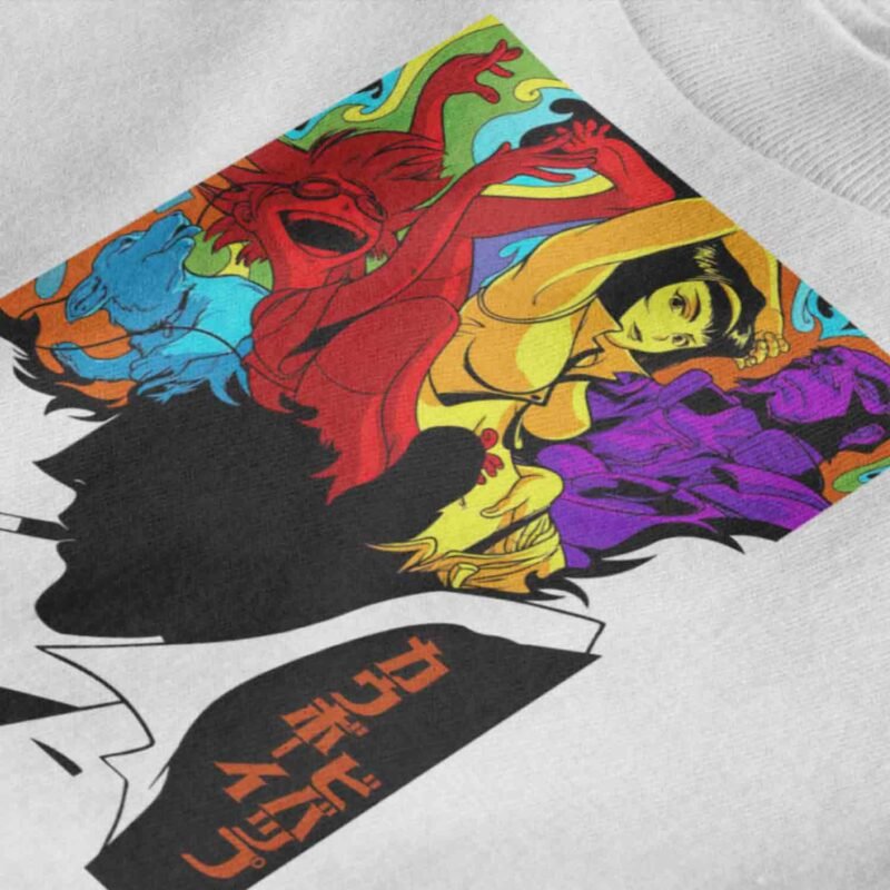 Unisex, Vintage Cowboy Bebop Anime T-Shirt