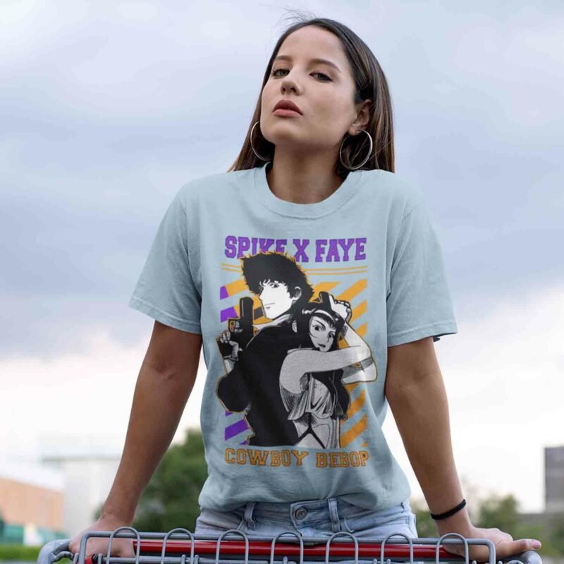 Spike x Faye Cowboy Bebop Anime Female T-Shirt