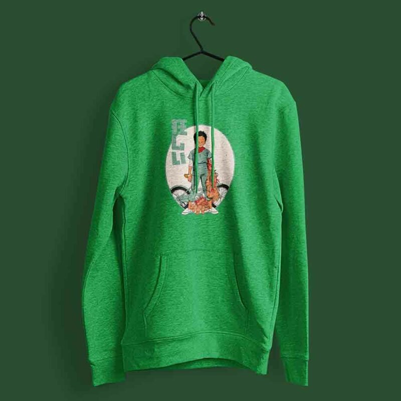 Tetsuo Akira Anime Irish Green Hoodie