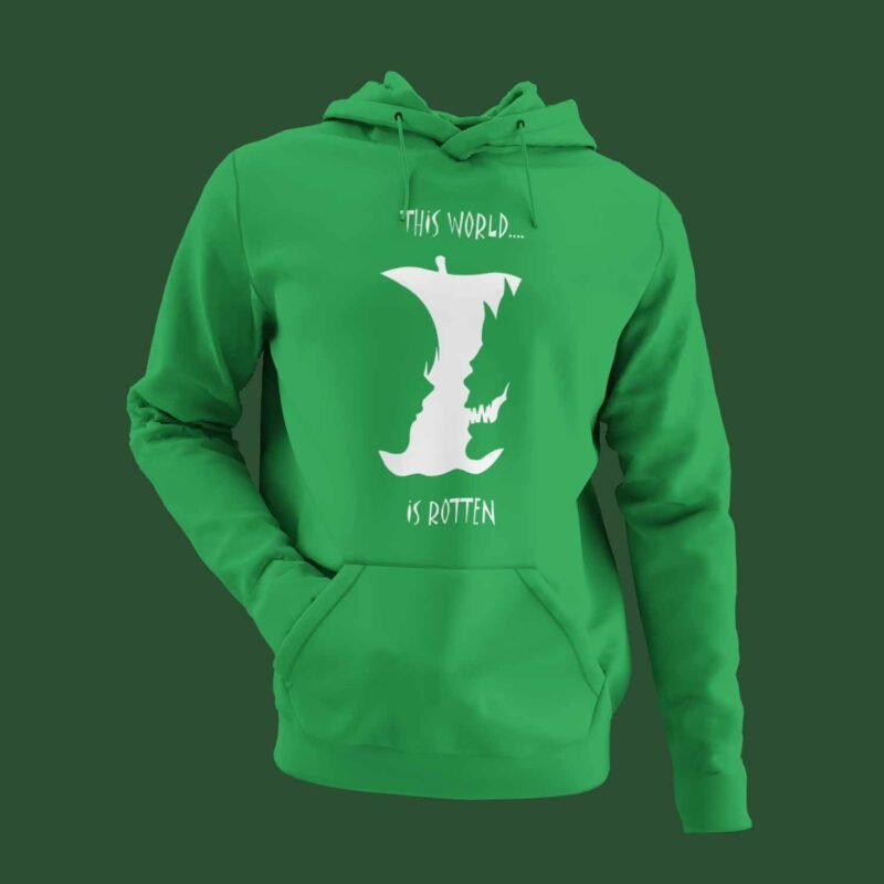 This World Is Rotten Death Note Anime Irish green Hoodie