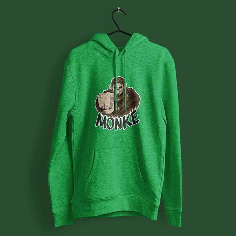 Monke Titan Attack on Titan Irish green hoodie