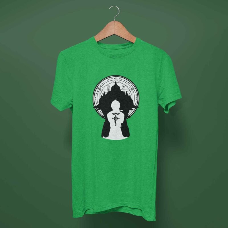 Elric Brothers FMA Anime Irish green T-Shirt