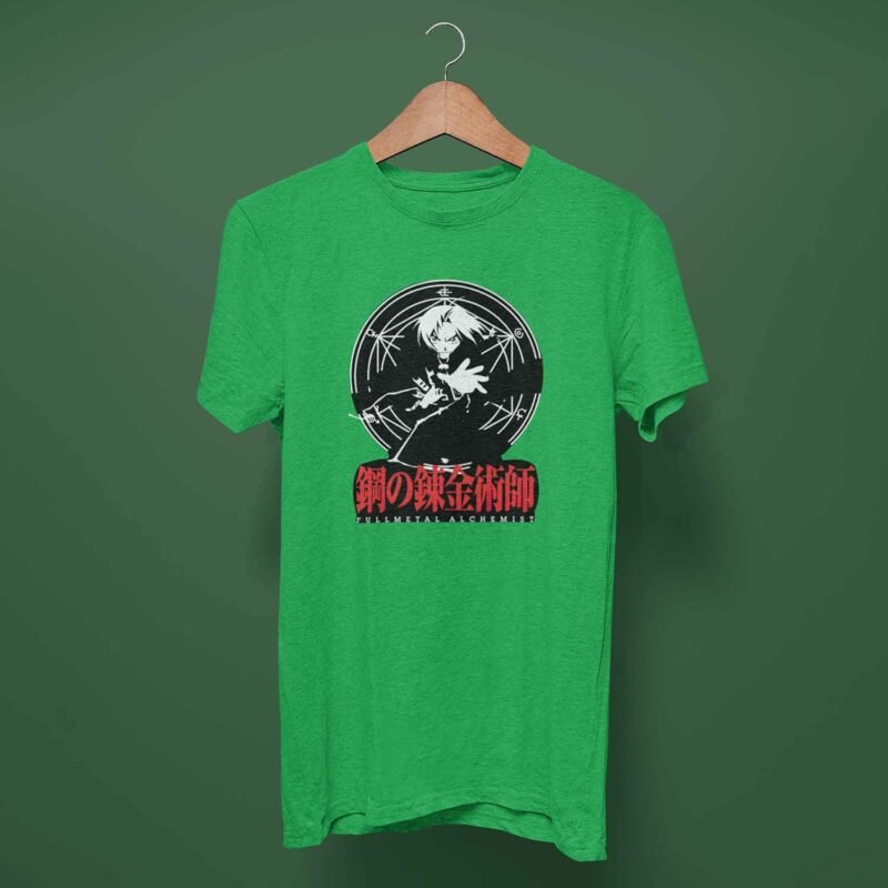 Edward Elric FMA Anime Irish Green T-Shirt