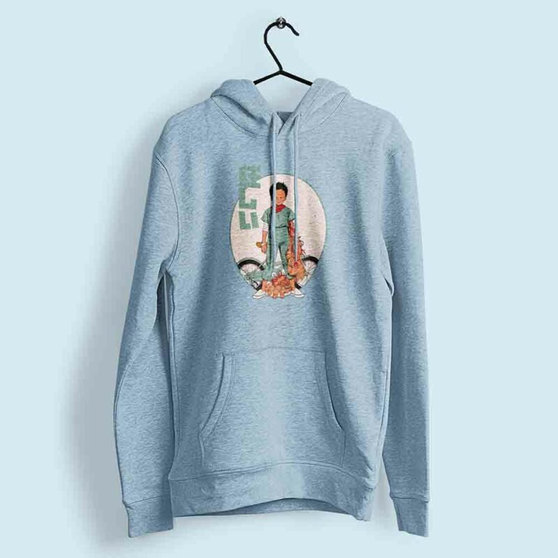 Tetsuo Akira Anime Light Blue Hoodie