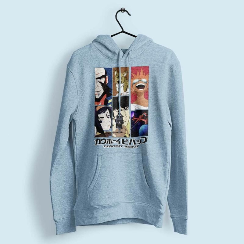 Team Cowboy Bebop Anime Light Blue Hoodie