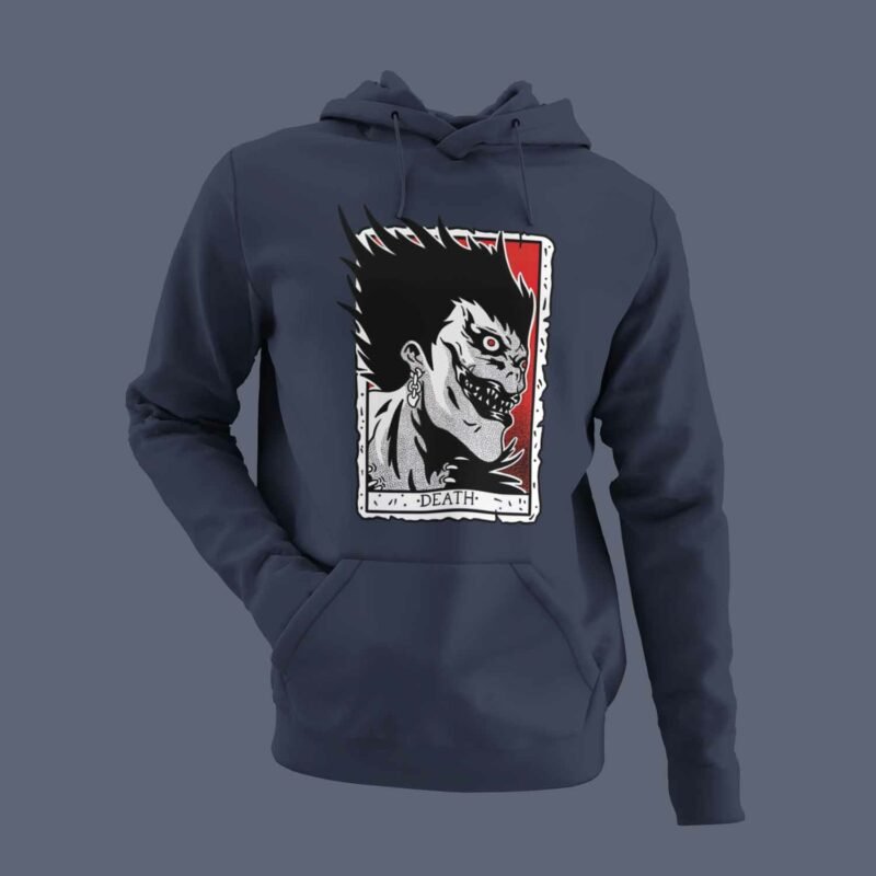 Ryuk Death Note Anime Navy Hoodie