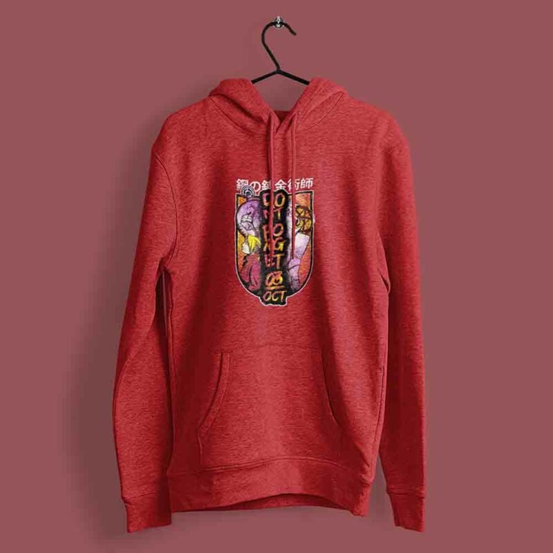 Edward Elric, Alphonse Elric Fullmetal Alchemist Anime Red Hoodie