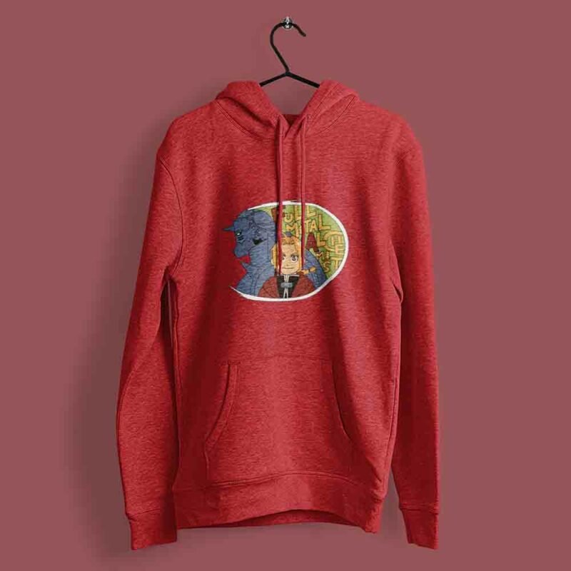 and Alphonse Fullmetal Alchemist Anime Red Hoodie