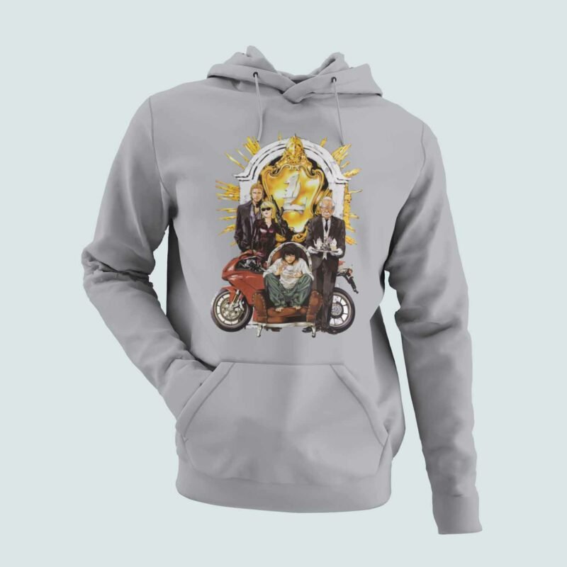 L Death Note Anime Sports Grey Hoodie