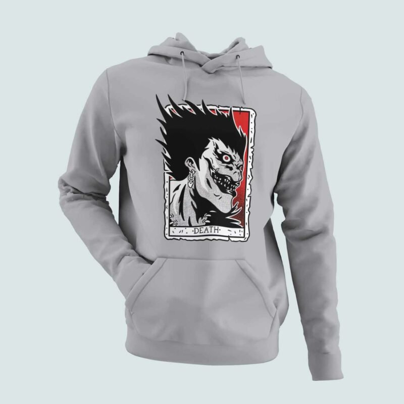 Ryuk Death Note Anime Sports Grey Hoodie