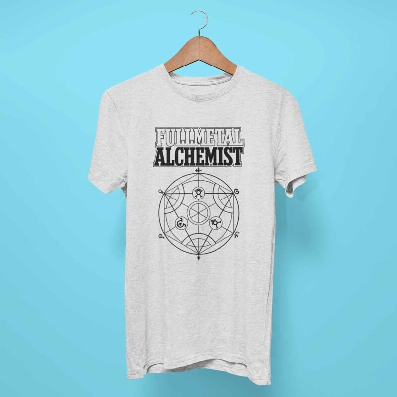 Alchemy Circle Fullmetal Alchemist Anime White T-Shirt