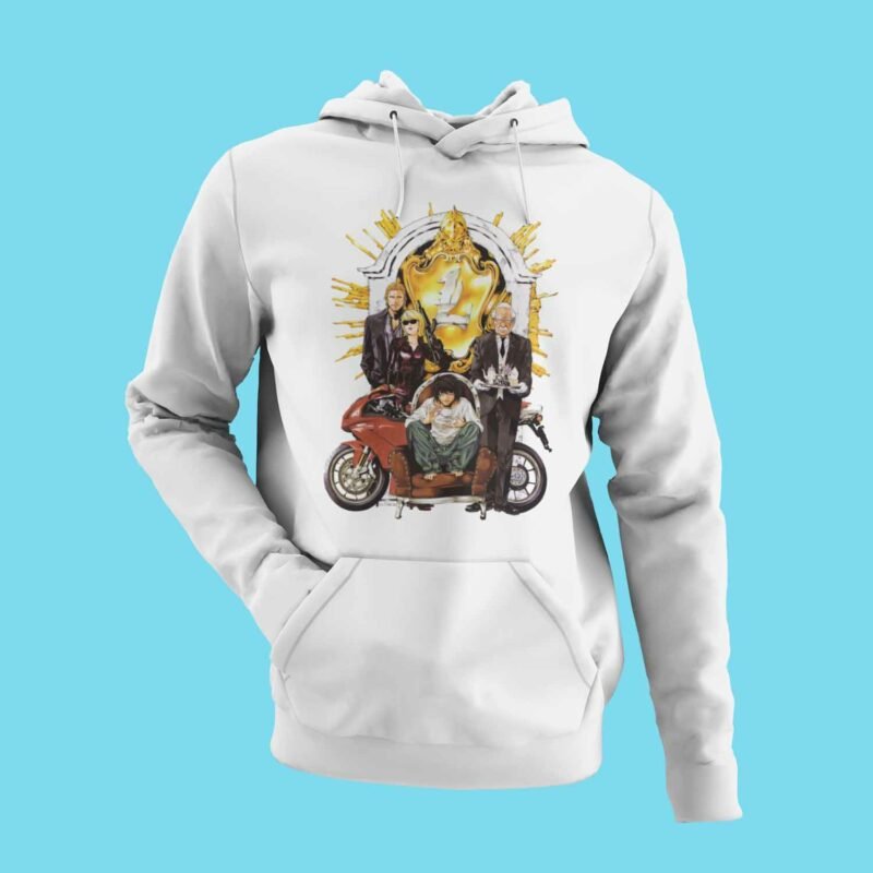 L Death Note Anime White Hoodie