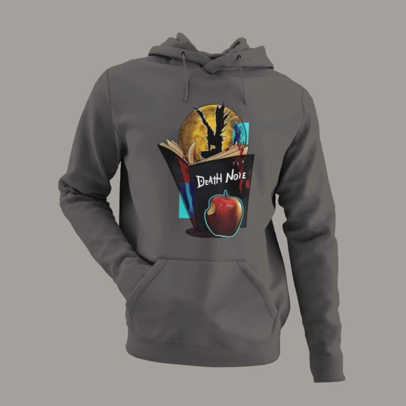 Aesthetic Death Note Anime charcaol Hoodie