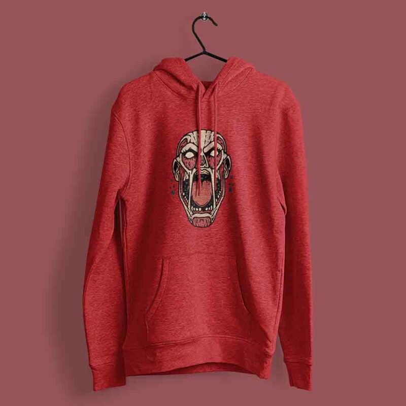 Colossal Titan Attack on Titan red hoodie