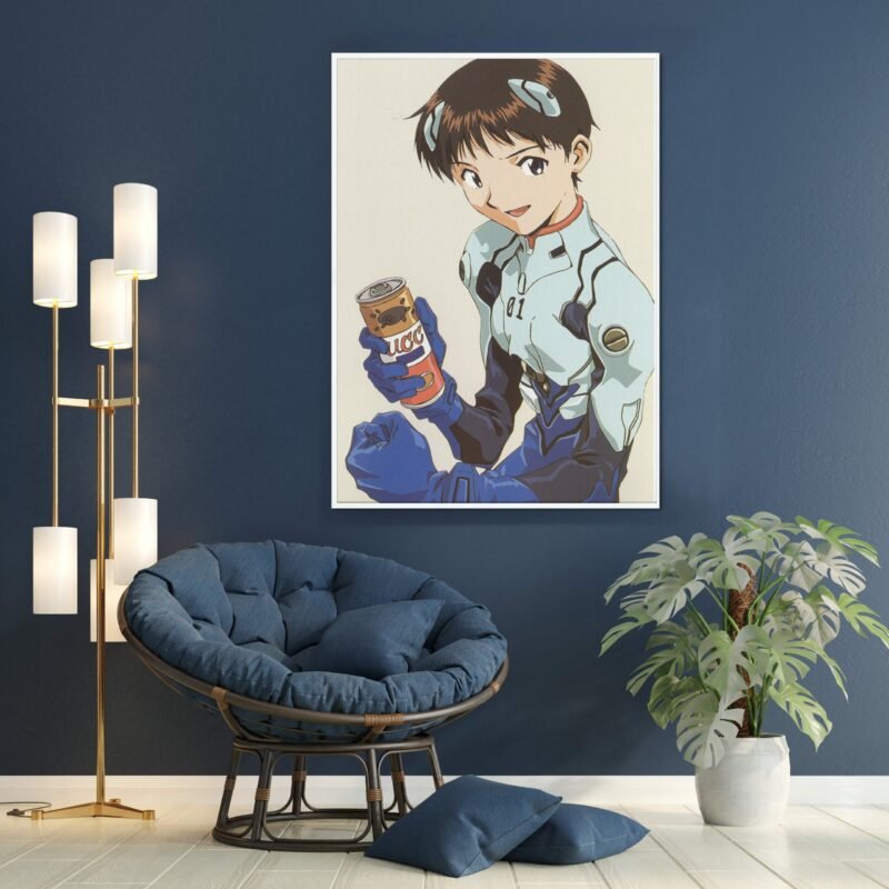 Shinji Ikari Neon Genesis Evangelion Anime hanging Poster