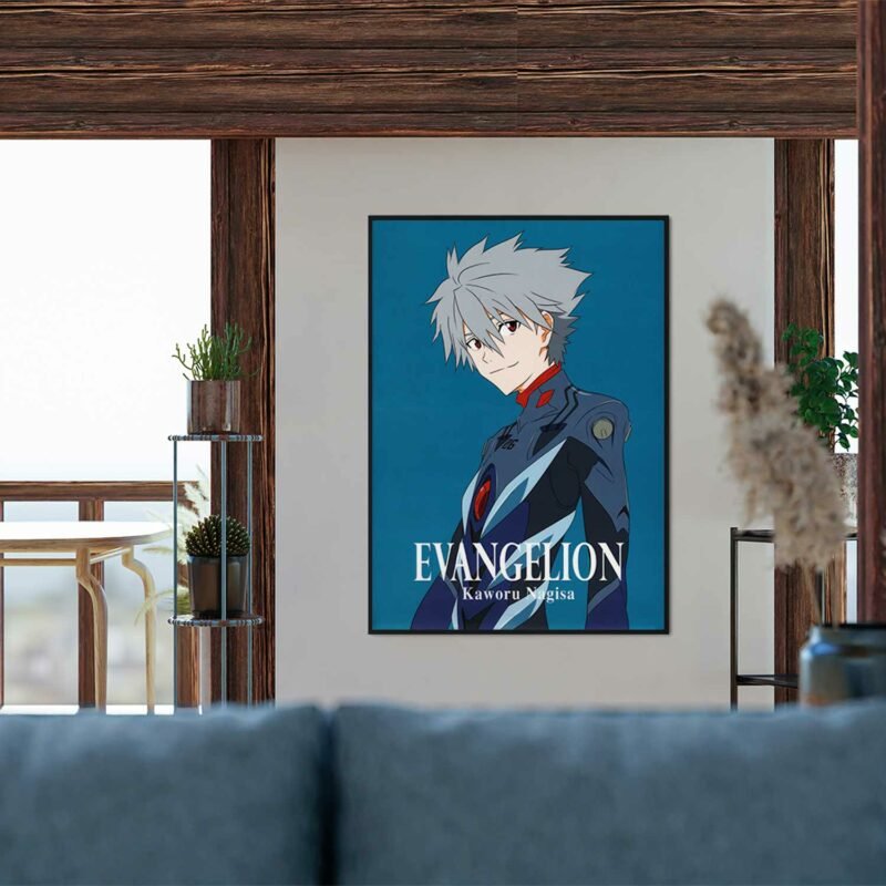Kaworu Nagisa Neon Genesis Evangelion Anime hanging Poster