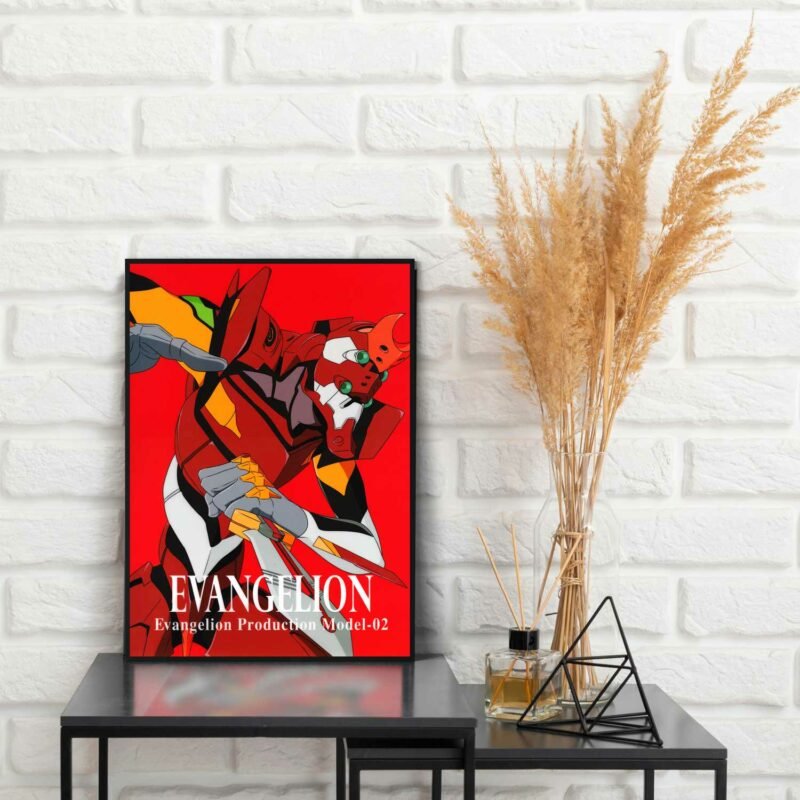 Evangelion Unit 02 Neon Genesis Evangelion Anime hanging Poster