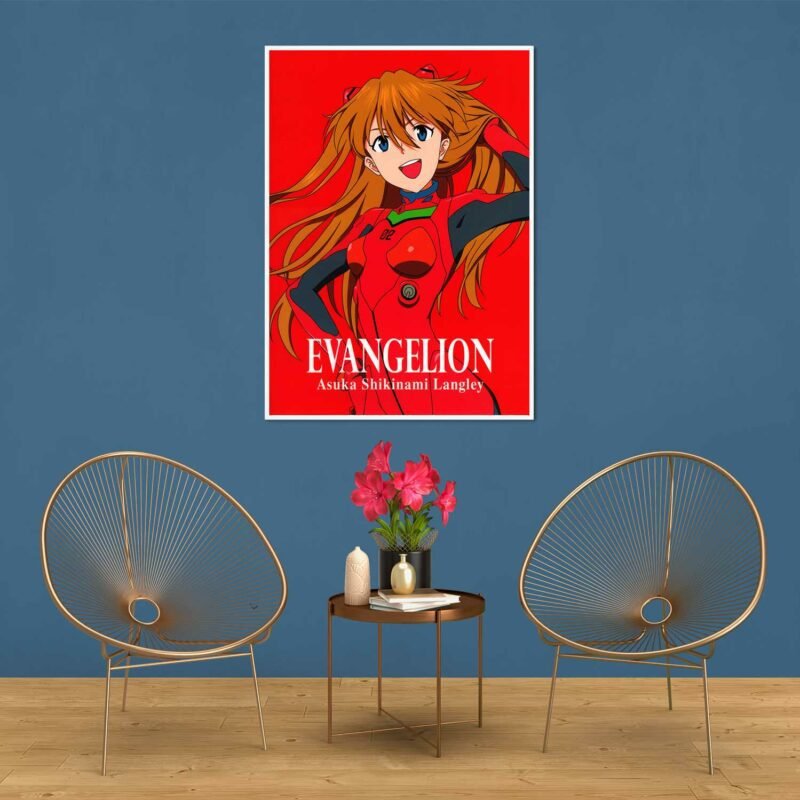 Asuka Shikinami langley Neon Genesis Evangelion Anime hanging Poster
