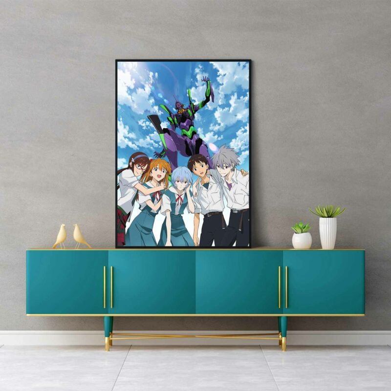 Classic Evangelion Neon Genesis Evangelion Anime Poster