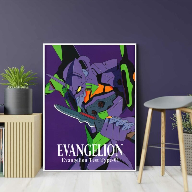Evangelion Unit 01 Nagisa Neon Genesis Evangelion Anime hanging Poster