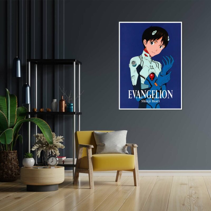 Shinji Neon Genesis Evangelion Anime hanging Poster