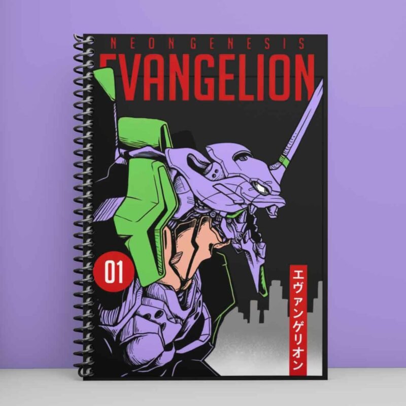 EVA 01 Neon Genesis Evangelion Spiral Notebook
